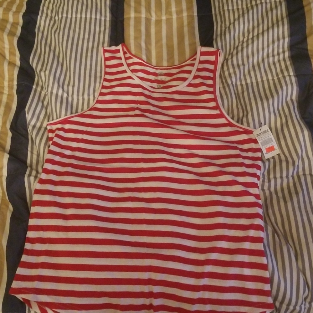 New w/ tags striped tank top